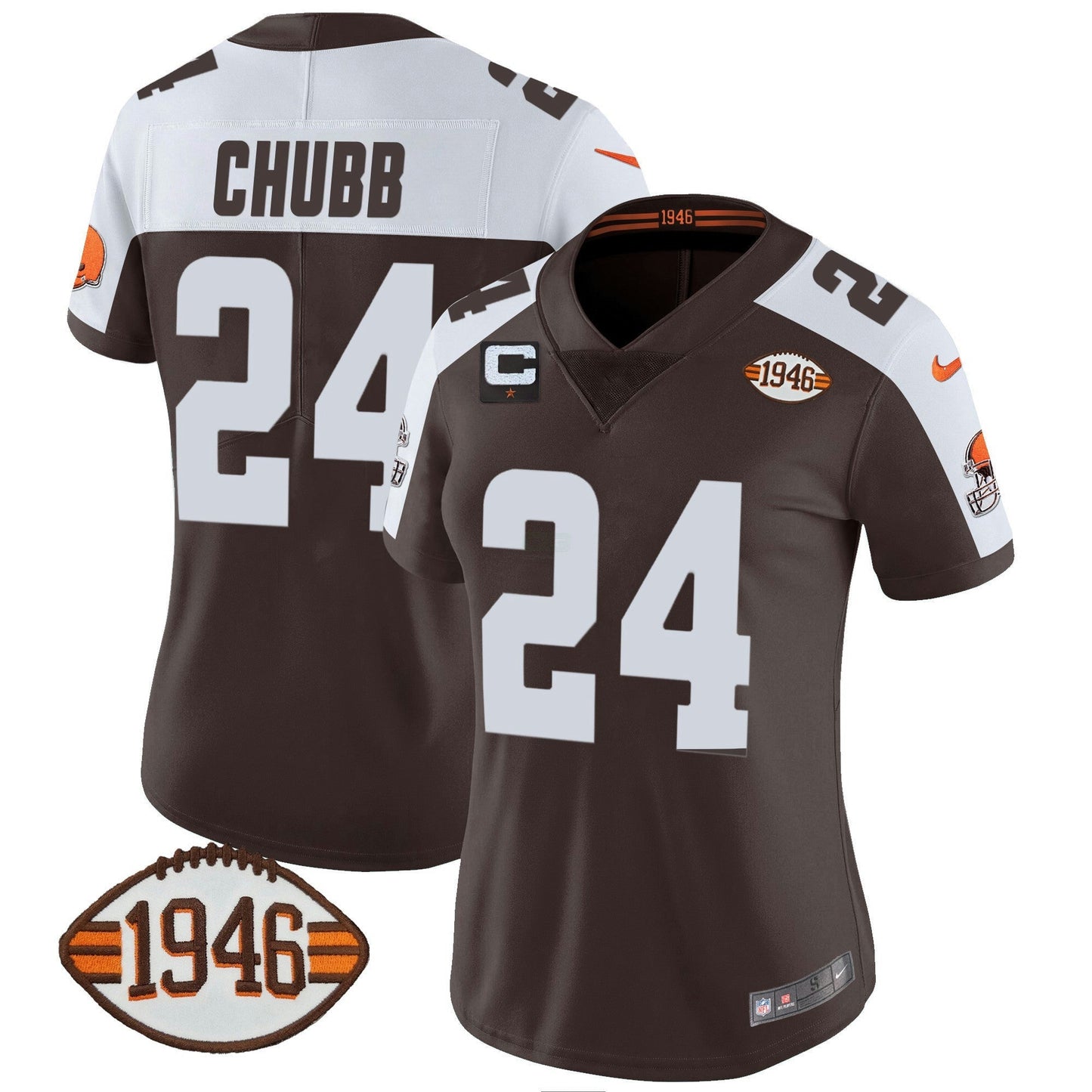 Camisa NFL Women’s 1946 75th Anniversary Patch Jersey