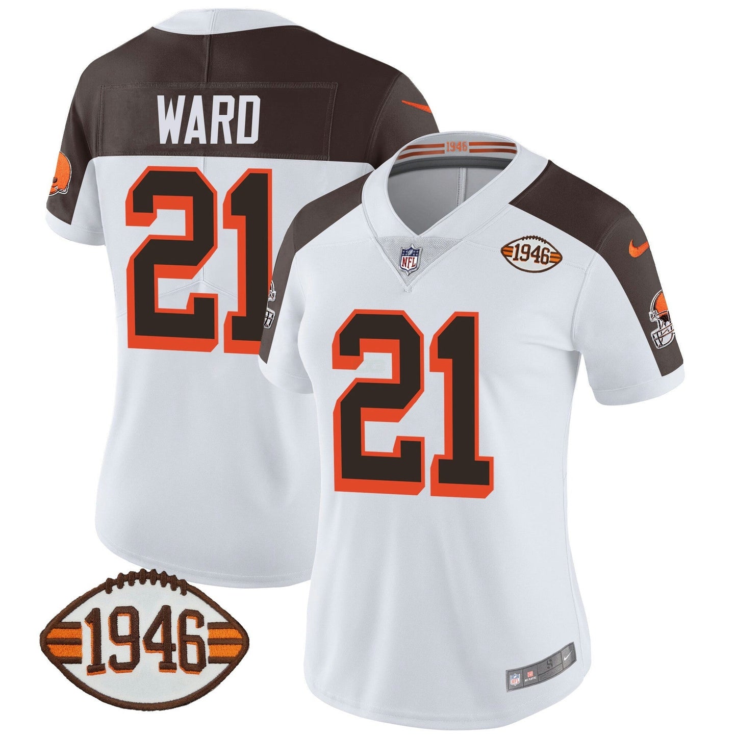Camisa NFL Women’s 1946 75th Anniversary Patch Jersey