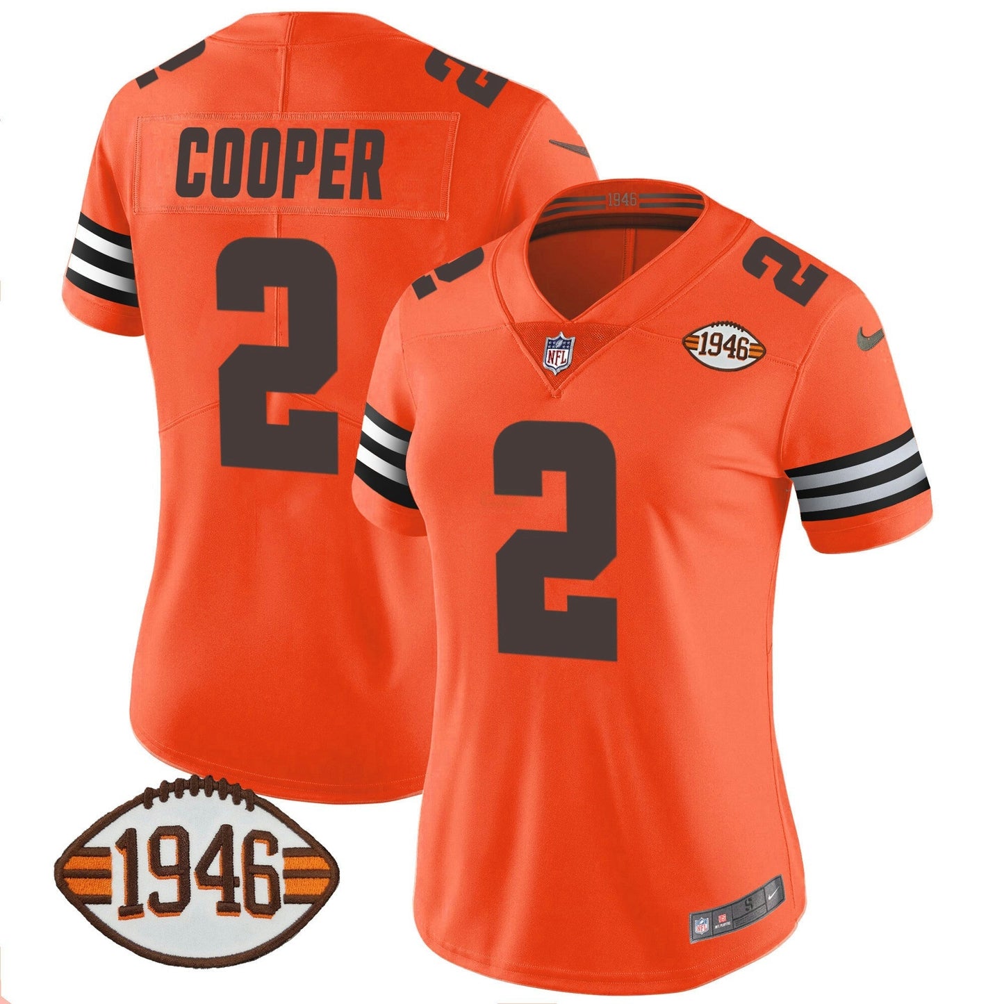 Camisa NFL Women’s 1946 75th Anniversary Patch Jersey