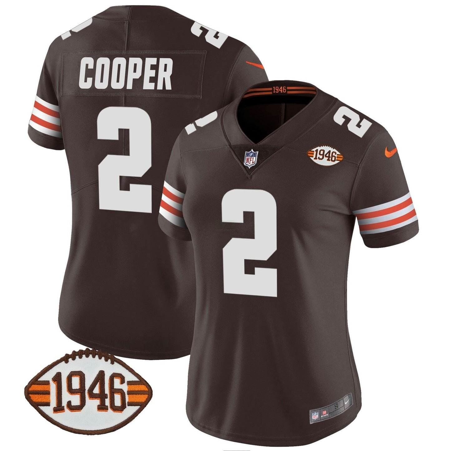 Camisa NFL Women’s 1946 75th Anniversary Patch Jersey