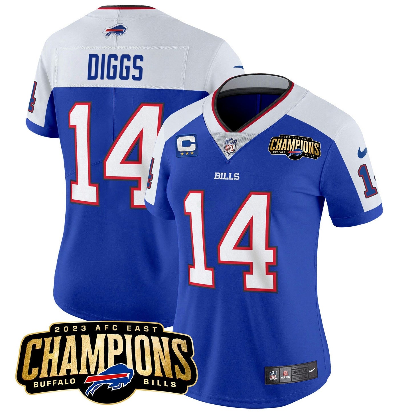 Camisa NFL Women’s 2023 AFC East Champions Patch Vapor Jersey