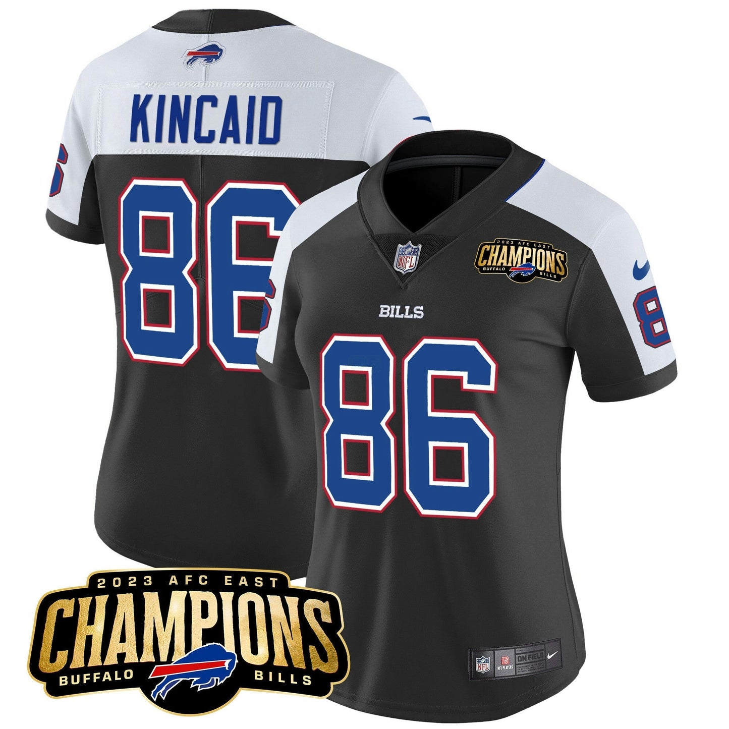 Camisa NFL Women’s 2023 AFC East Champions Patch Vapor Jersey