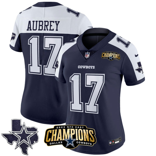 Camisa NFL Women’s 2023 NFC East Champions Patch Vapor Jersey