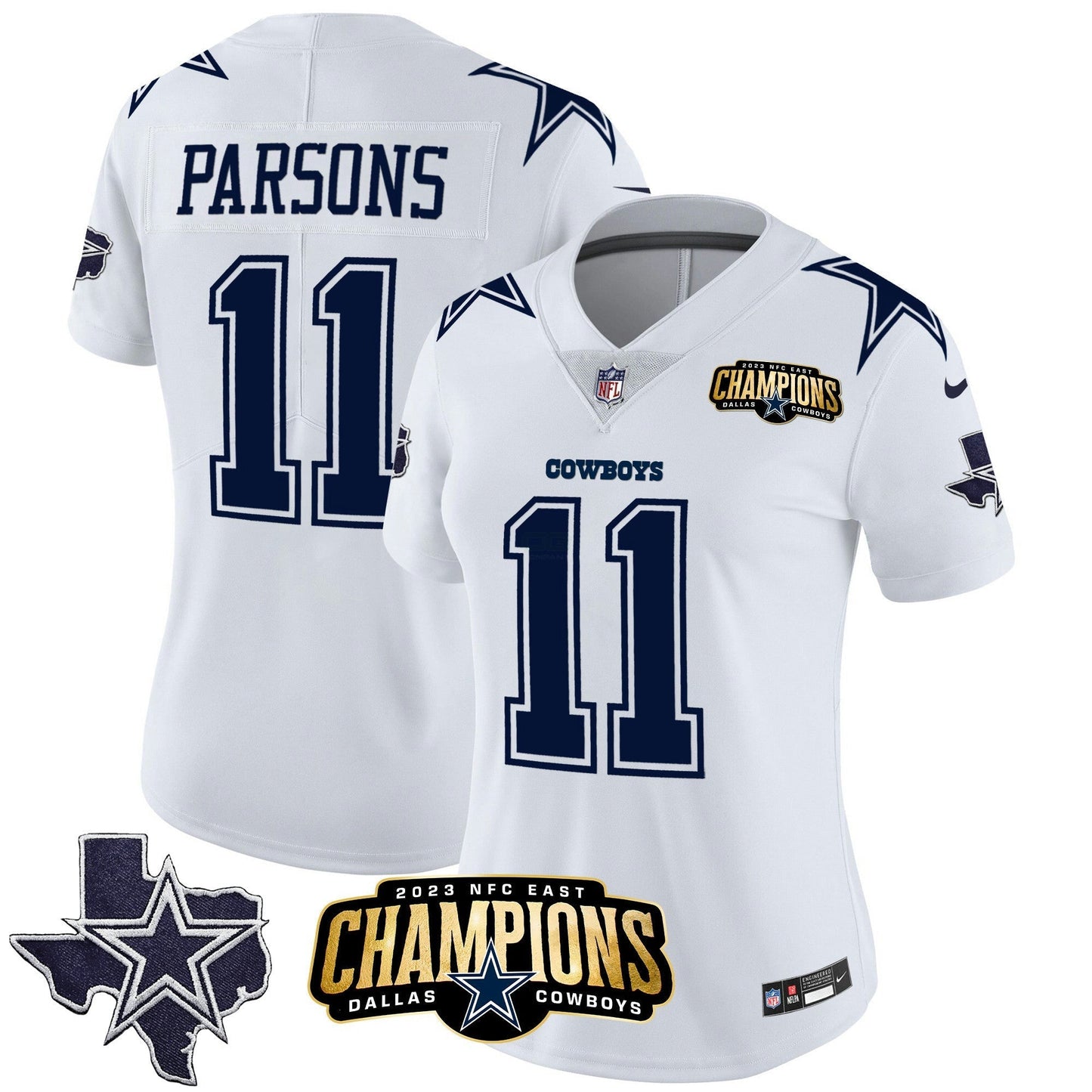 Camisa NFL Women’s 2023 NFC East Champions Patch Vapor Jersey