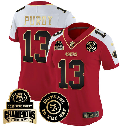 Camisa NFL Women’s 2023 NFC West Champions Patch Vapor Jersey V3