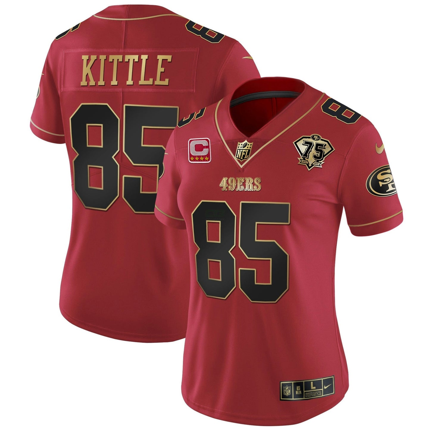 Camisa NFL Women’s 2023 Vapor Dourada Limited Jersey
