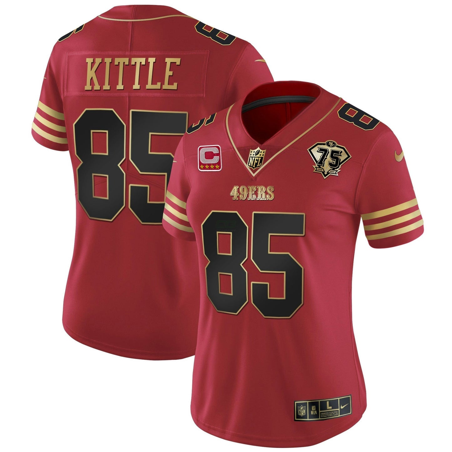 Camisa NFL Women’s 2023 Vapor Dourada Limited Jersey