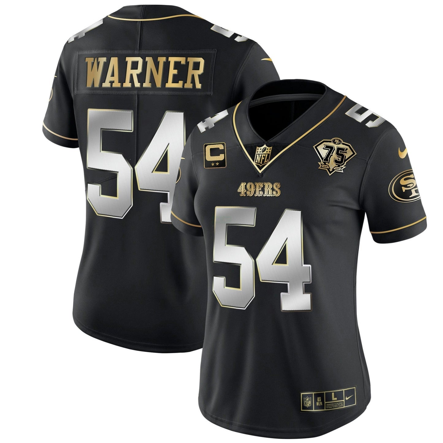 Camisa NFL Women’s 2023 Vapor Dourada Limited Jersey