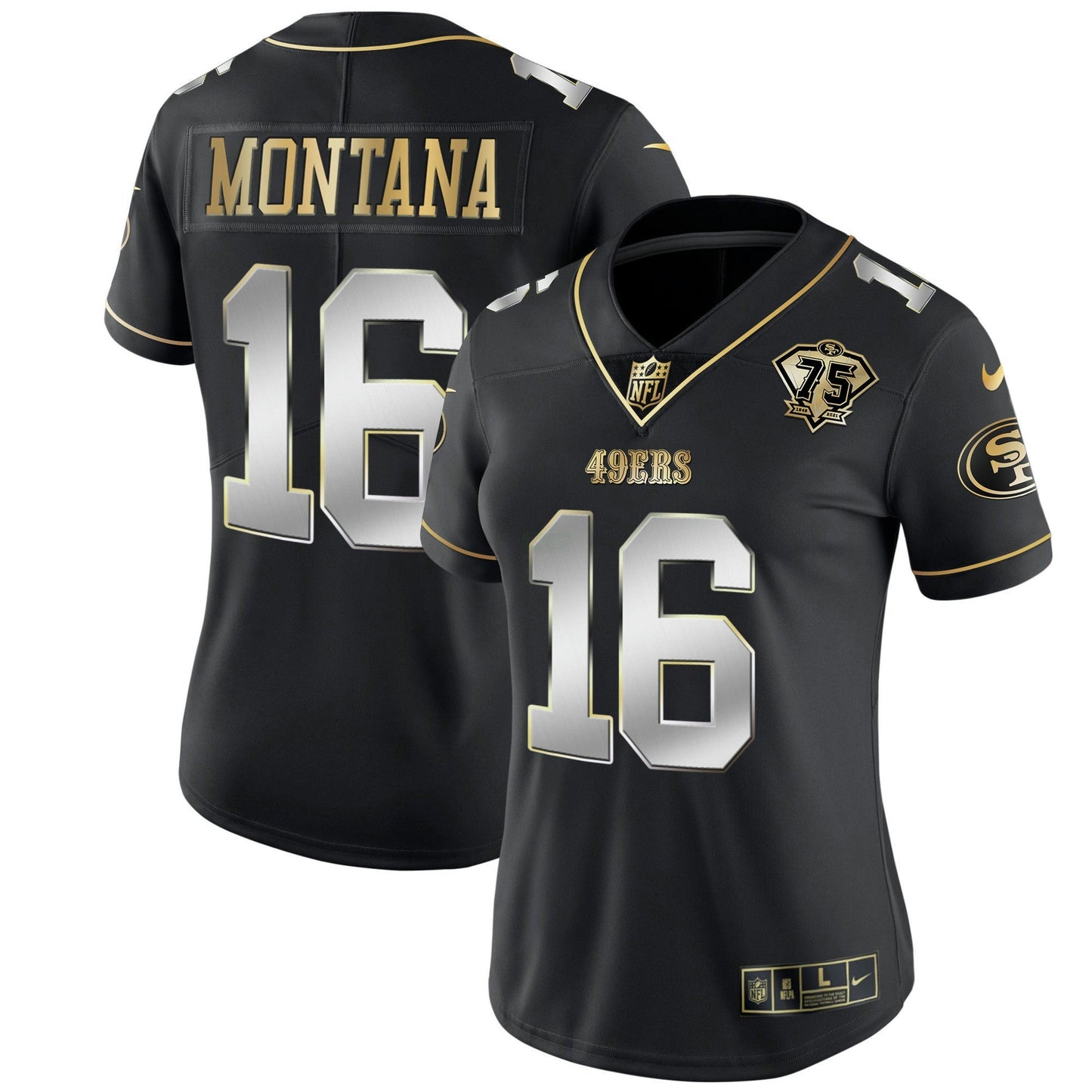 Camisa NFL Women’s 2023 Vapor Dourada Limited Jersey