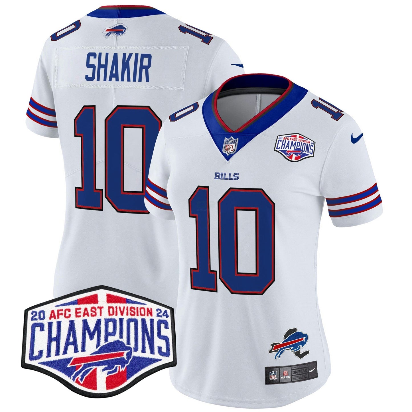 Camisa NFL Women’s 2024 AFC East Division Champions Vapor Limited Jersey