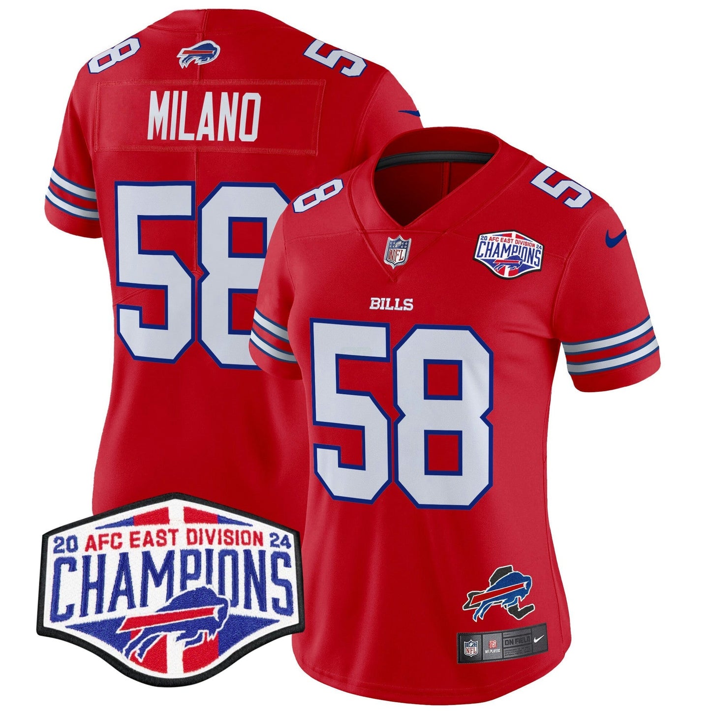 Camisa NFL Women’s 2024 AFC East Division Champions Vapor Limited Jersey