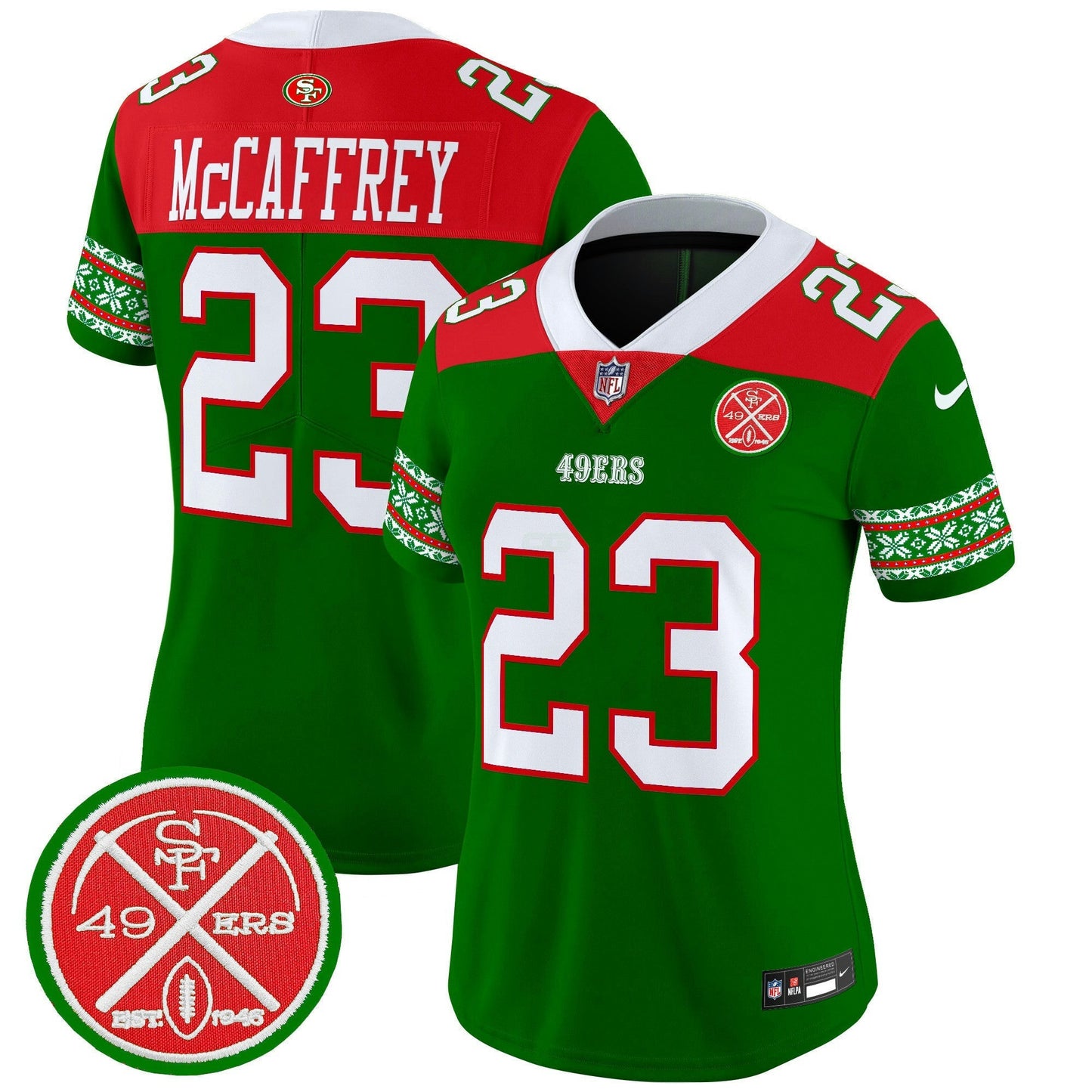 Camisa NFL Women’s 2024 Christmas Vapor Limited Jersey