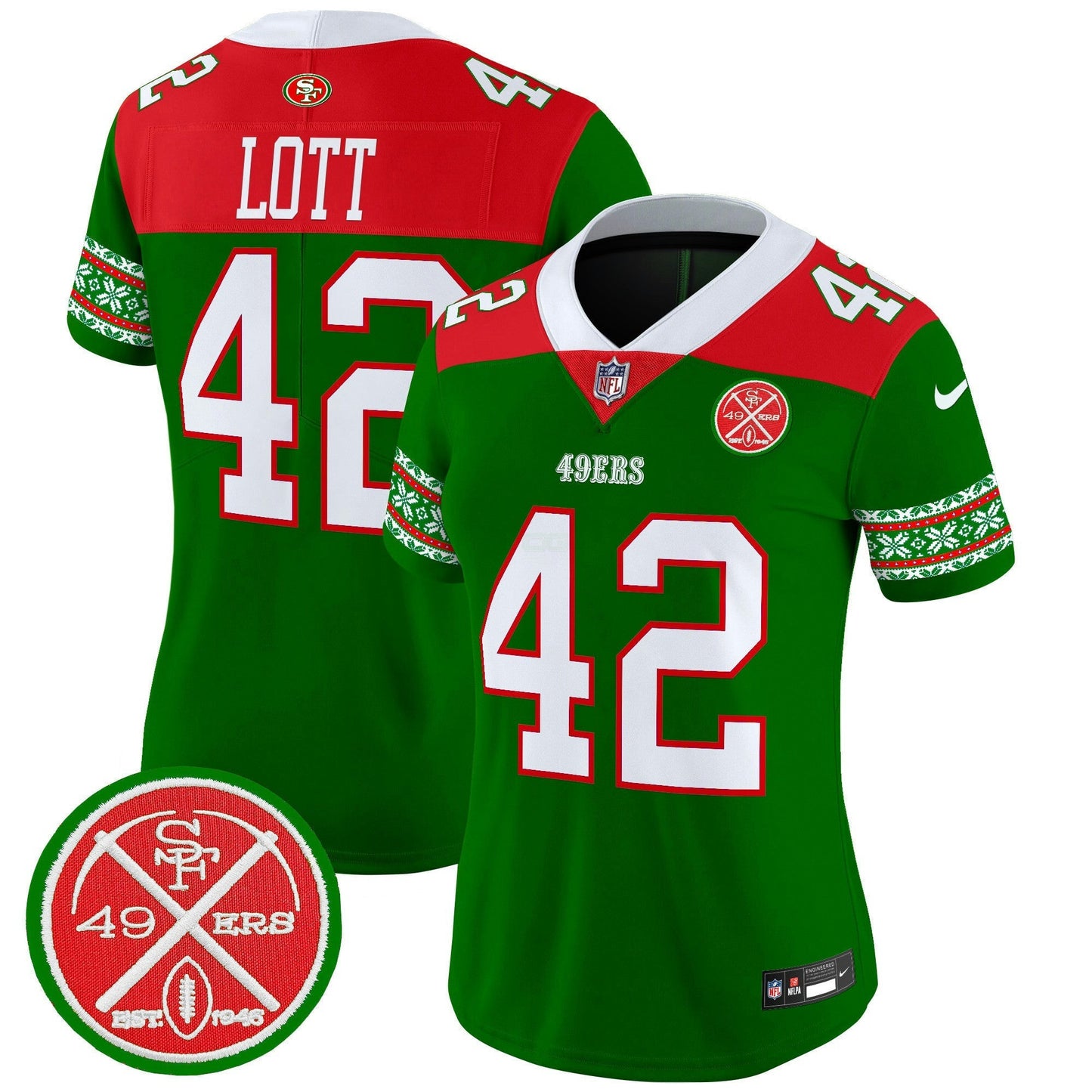 Camisa NFL Women’s 2024 Christmas Vapor Limited Jersey