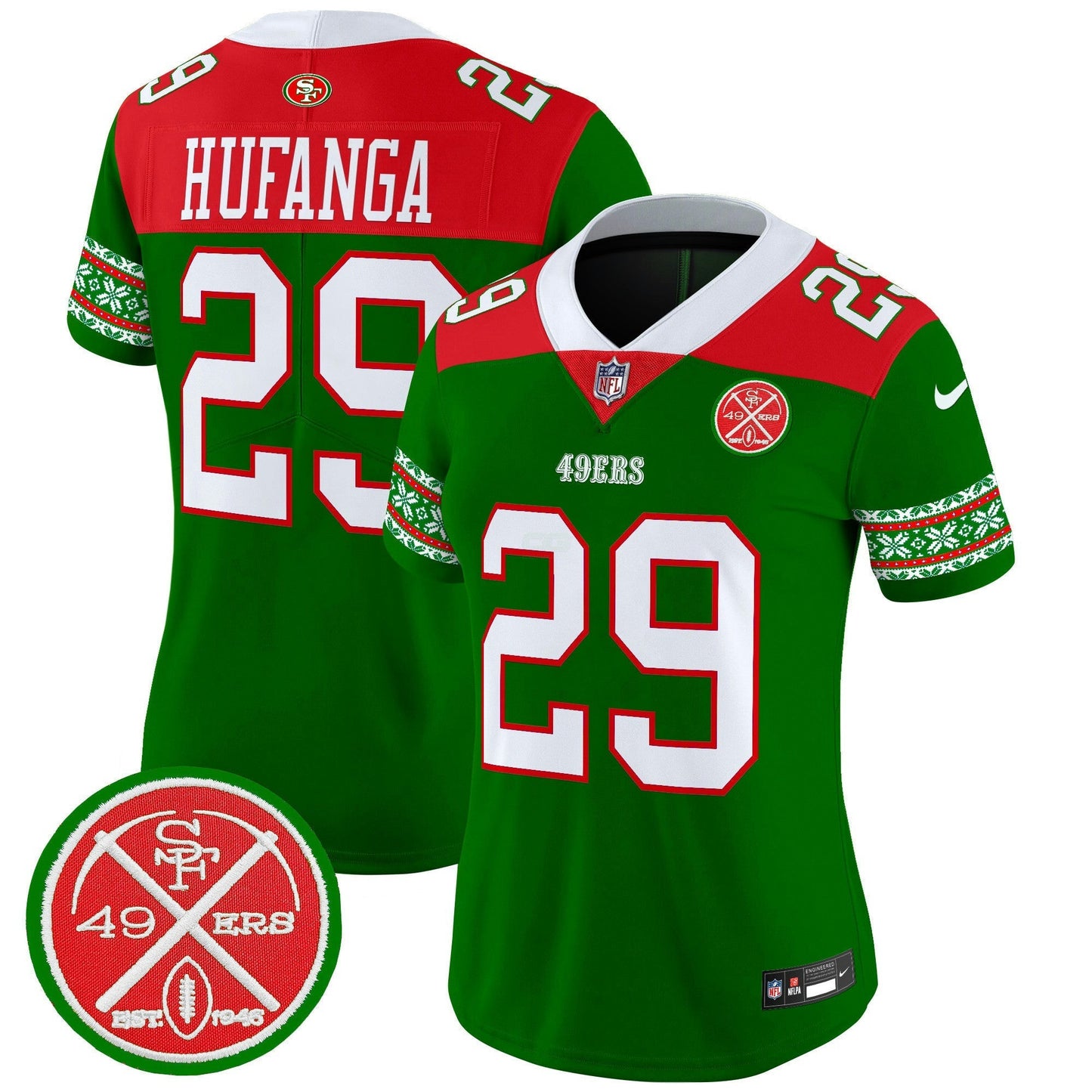 Camisa NFL Women’s 2024 Christmas Vapor Limited Jersey
