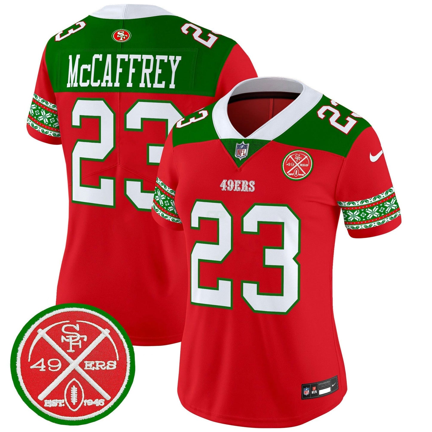 Camisa NFL Women’s 2024 Christmas Vapor Limited Jersey