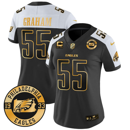Camisa NFL Women’s 2024 Dourada Vapor Limited Jersey – Est. 1933 Patch