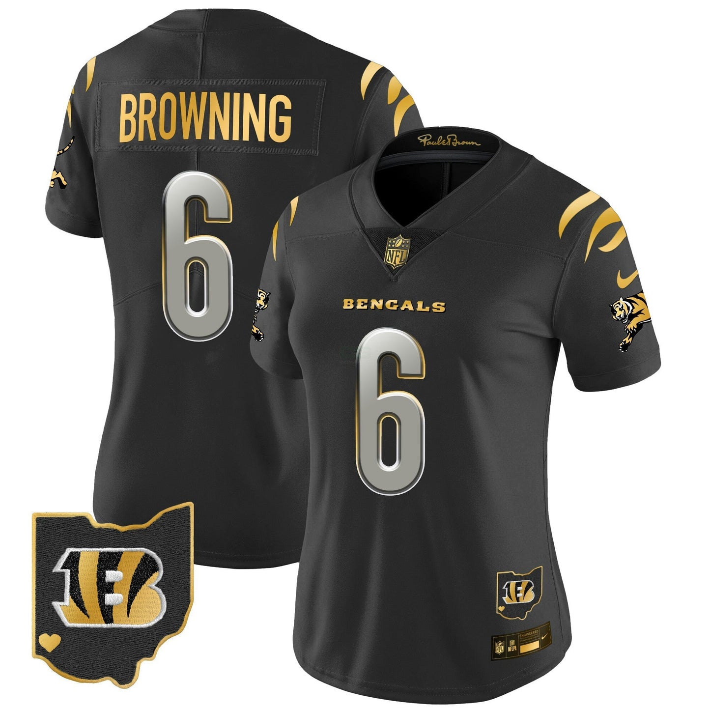 Camisa NFL Women’s 2024 Dourada Vapor Limited Jersey