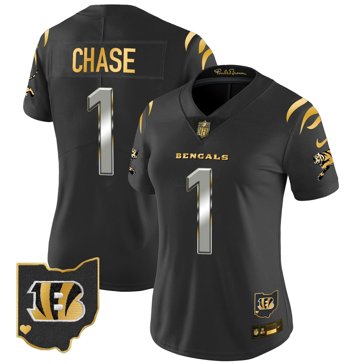 Camisa NFL Women’s 2024 Dourada Vapor Limited Jersey