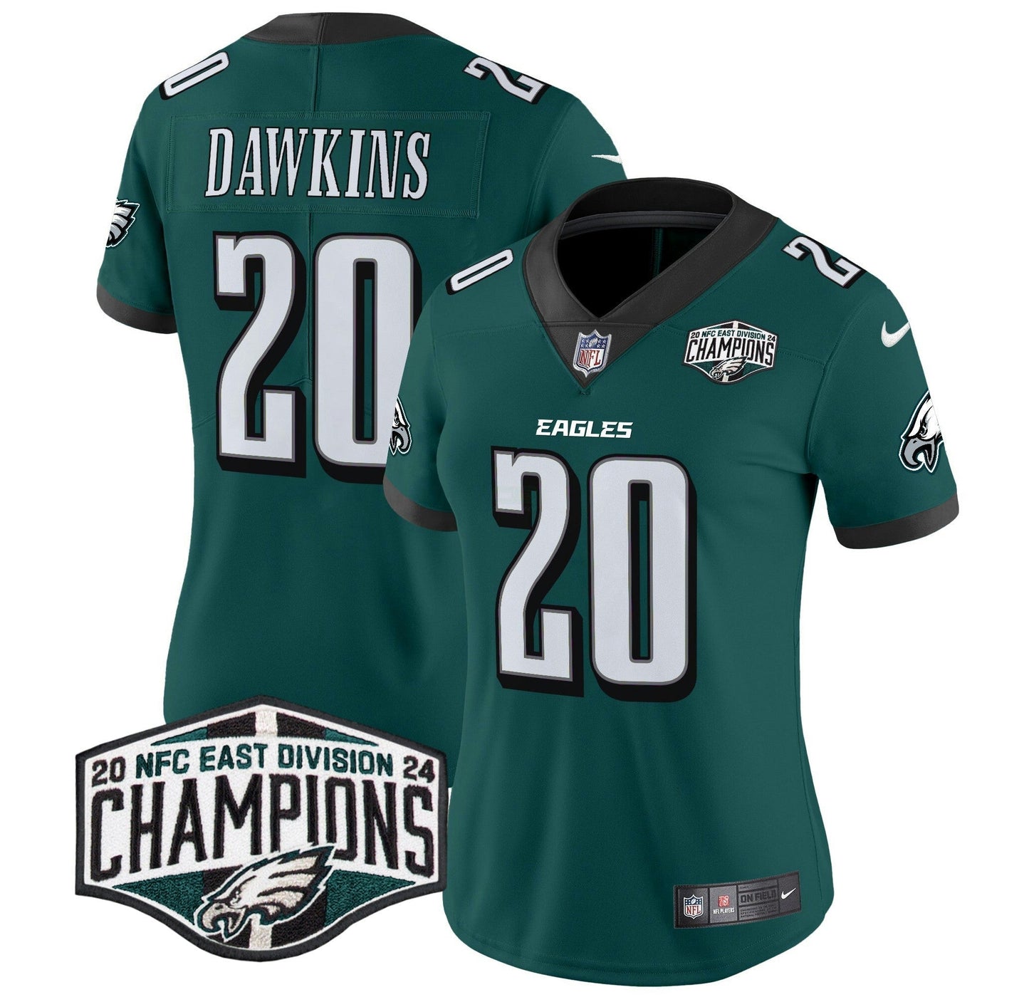 Camisa NFL Women’s 2024 NFC East Division Champions Vapor Limited Jersey