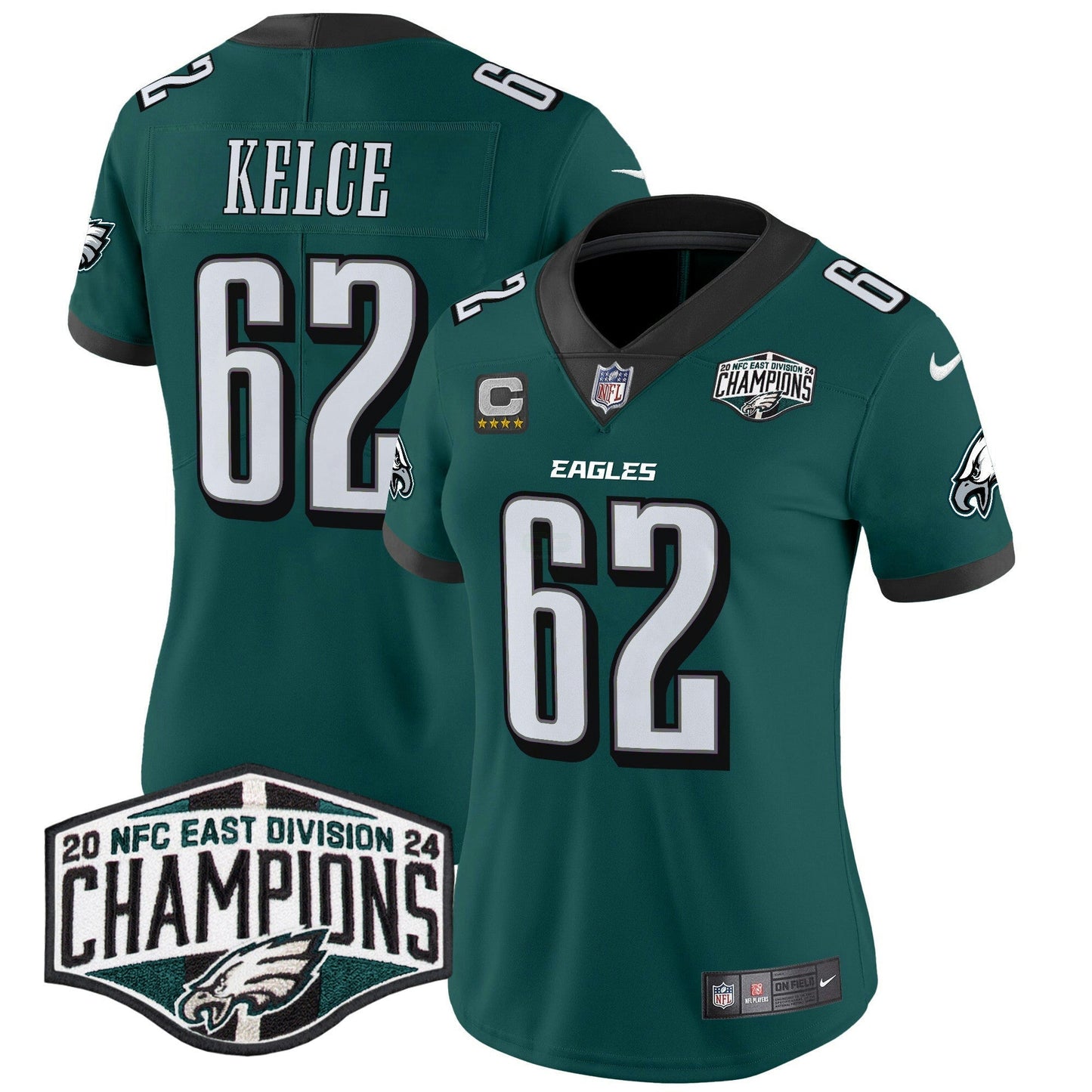 Camisa NFL Women’s 2024 NFC East Division Champions Vapor Limited Jersey