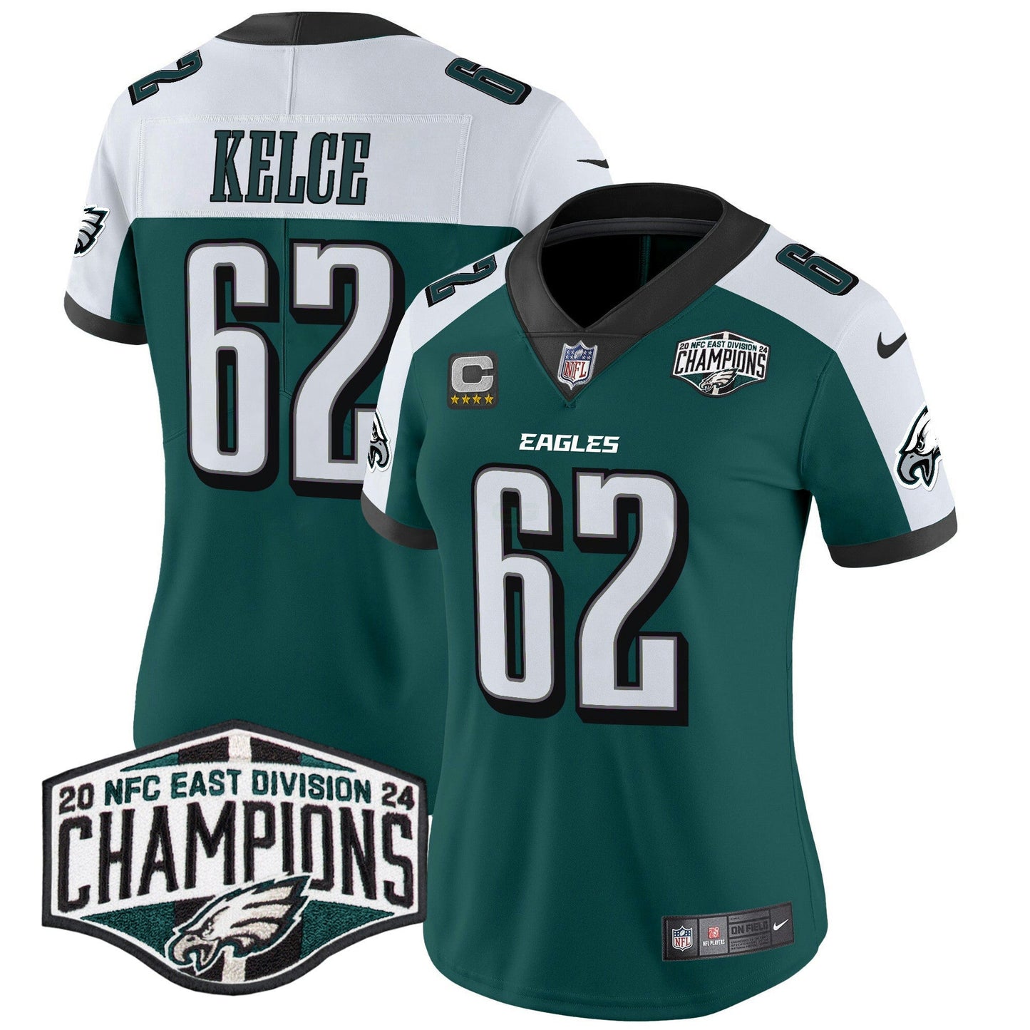 Camisa NFL Women’s 2024 NFC East Division Champions Vapor Limited Jersey