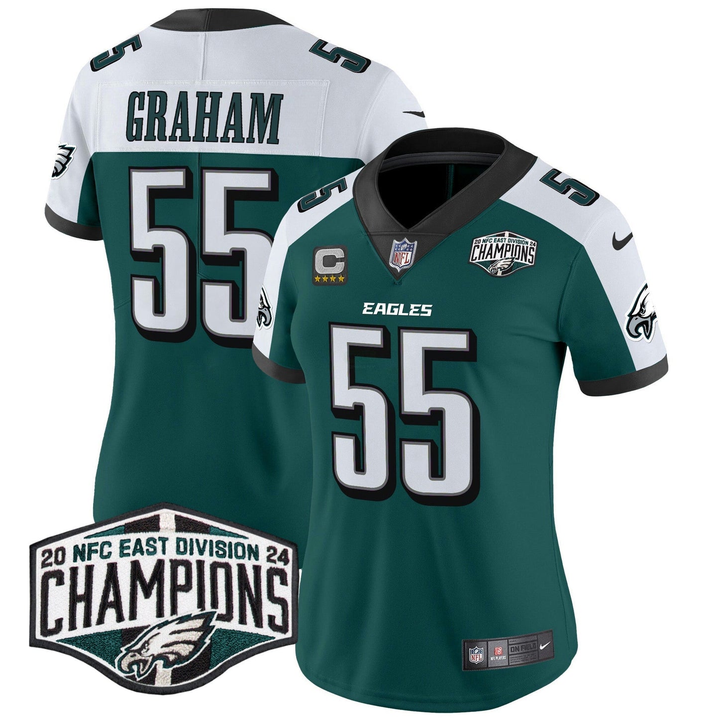 Camisa NFL Women’s 2024 NFC East Division Champions Vapor Limited Jersey