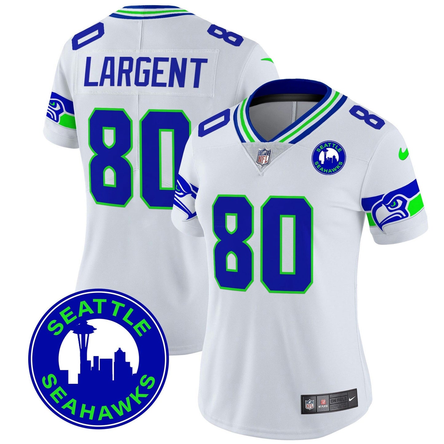 Camisa NFL Women’s 2024 Seattle City Patch Vapor Limited Jersey