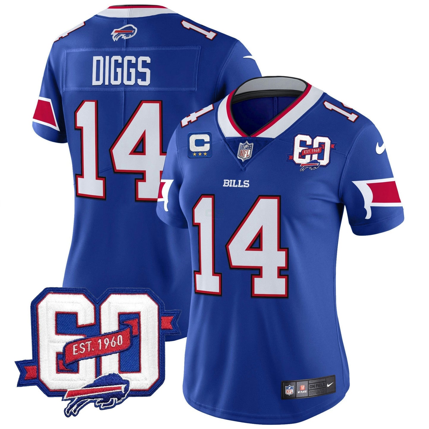 Camisa NFL Women’s 60th Anniversary Patch Vapor Limited Jersey