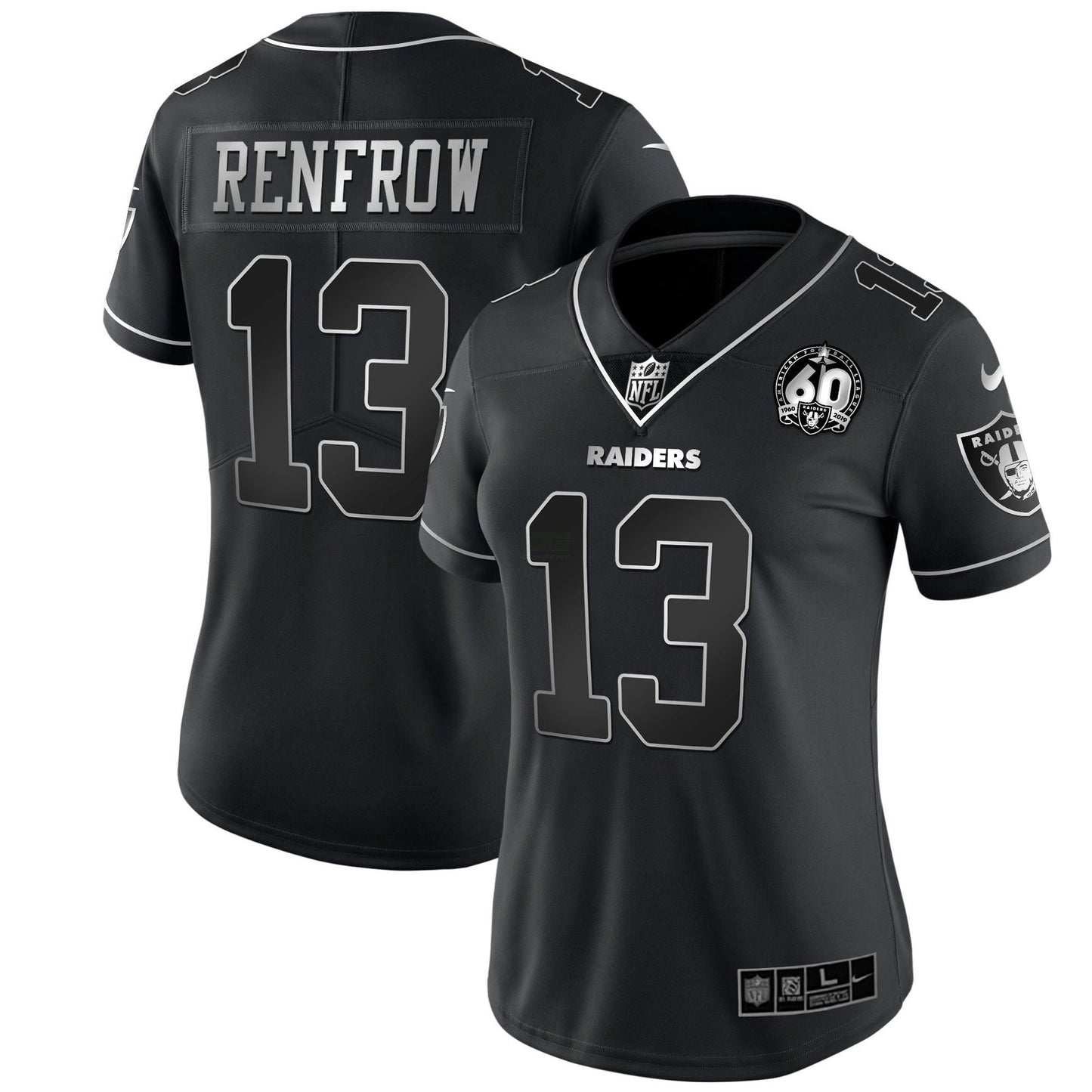 Camisa NFL Women’s 60th Season Patch Dourada & Split