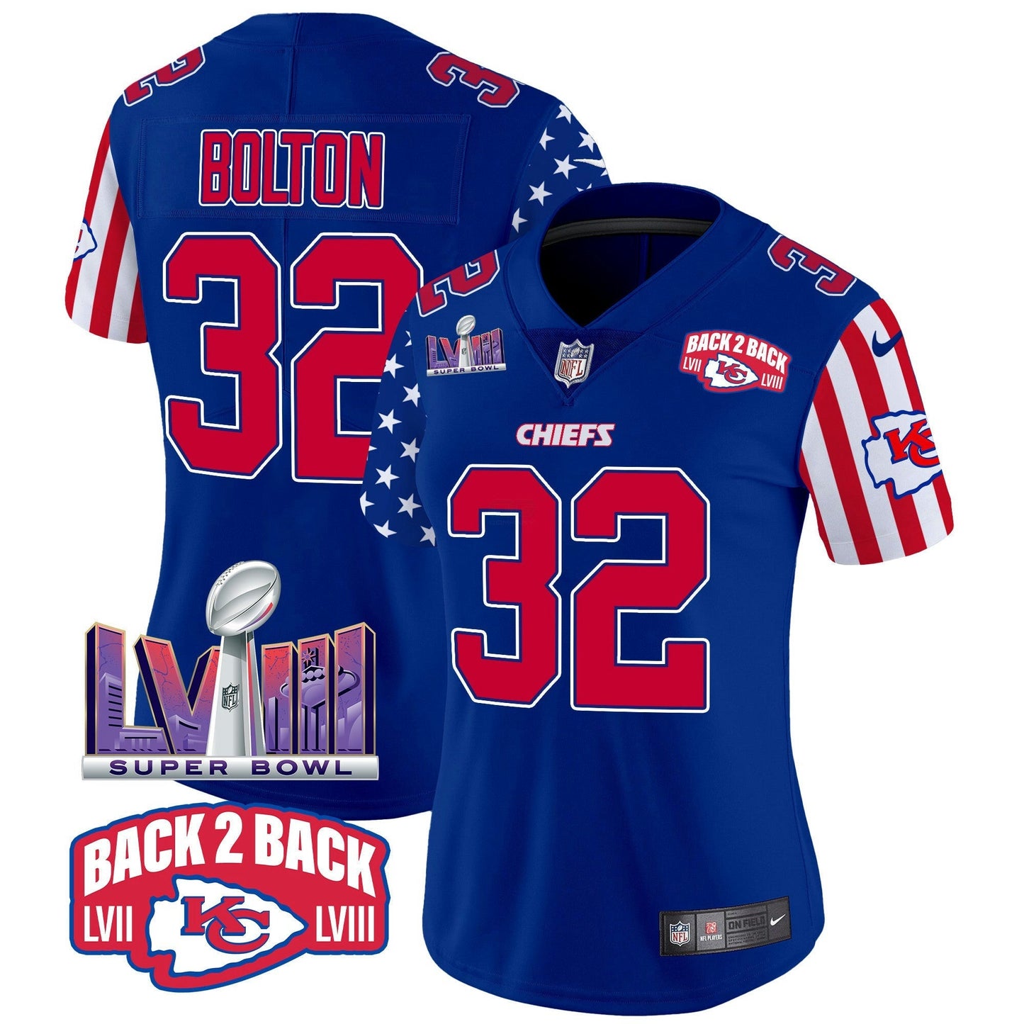 Camisa NFL Kansas City Chiefs Women’s American Style Vapor Limited Jersey
