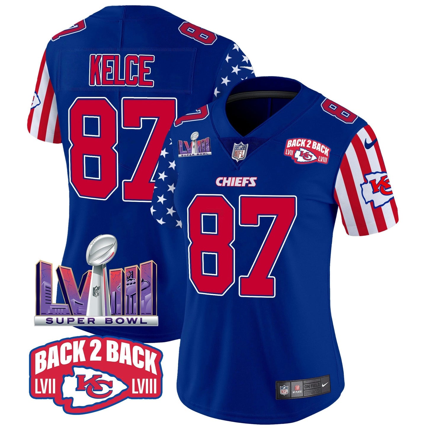 Camisa NFL Kansas City Chiefs Women’s American Style Vapor Limited Jersey