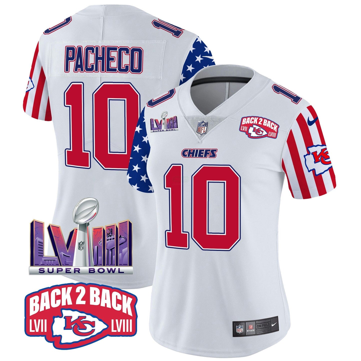 Camisa NFL Kansas City Chiefs Women’s American Style Vapor Limited Jersey