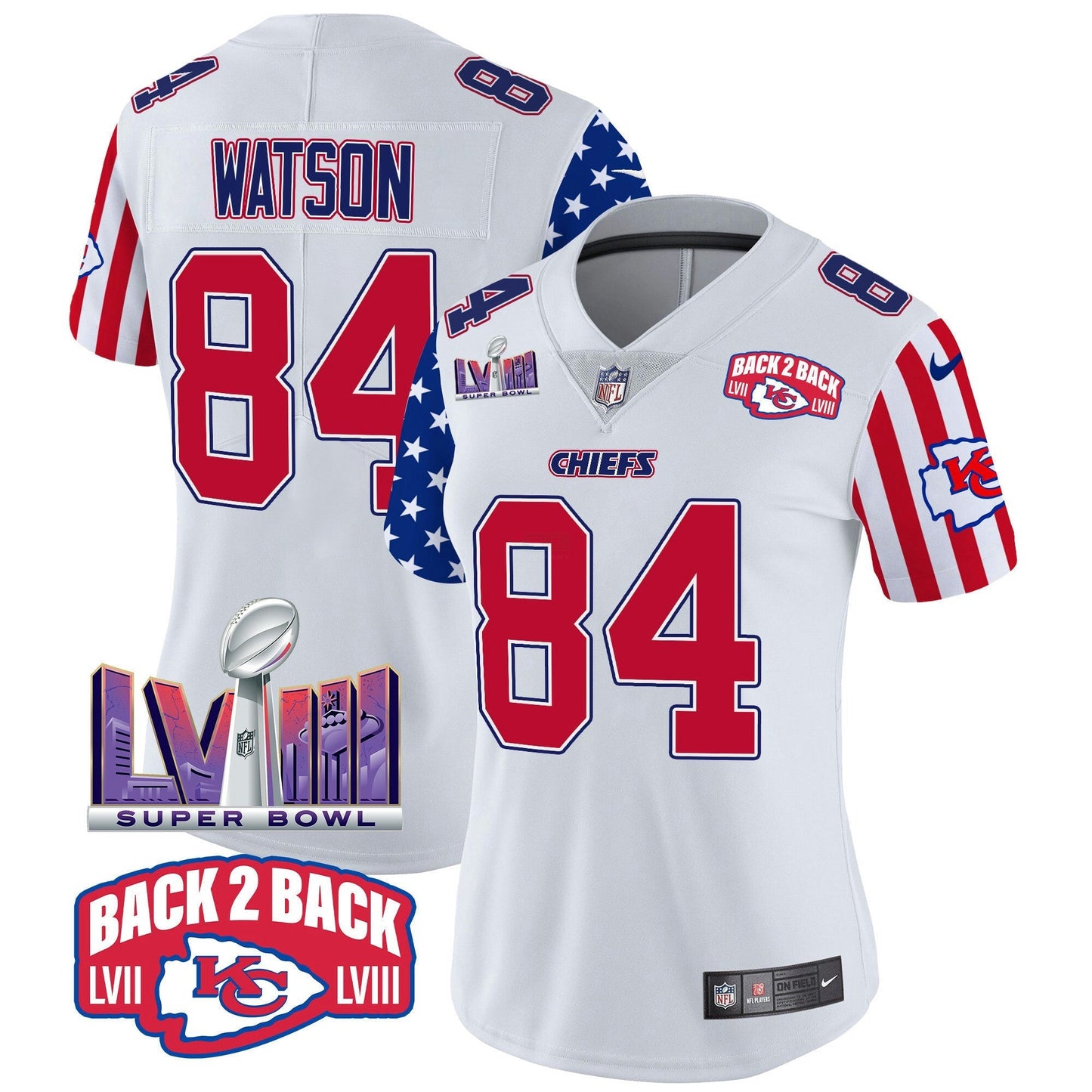 Camisa NFL Kansas City Chiefs Women’s American Style Vapor Limited Jersey