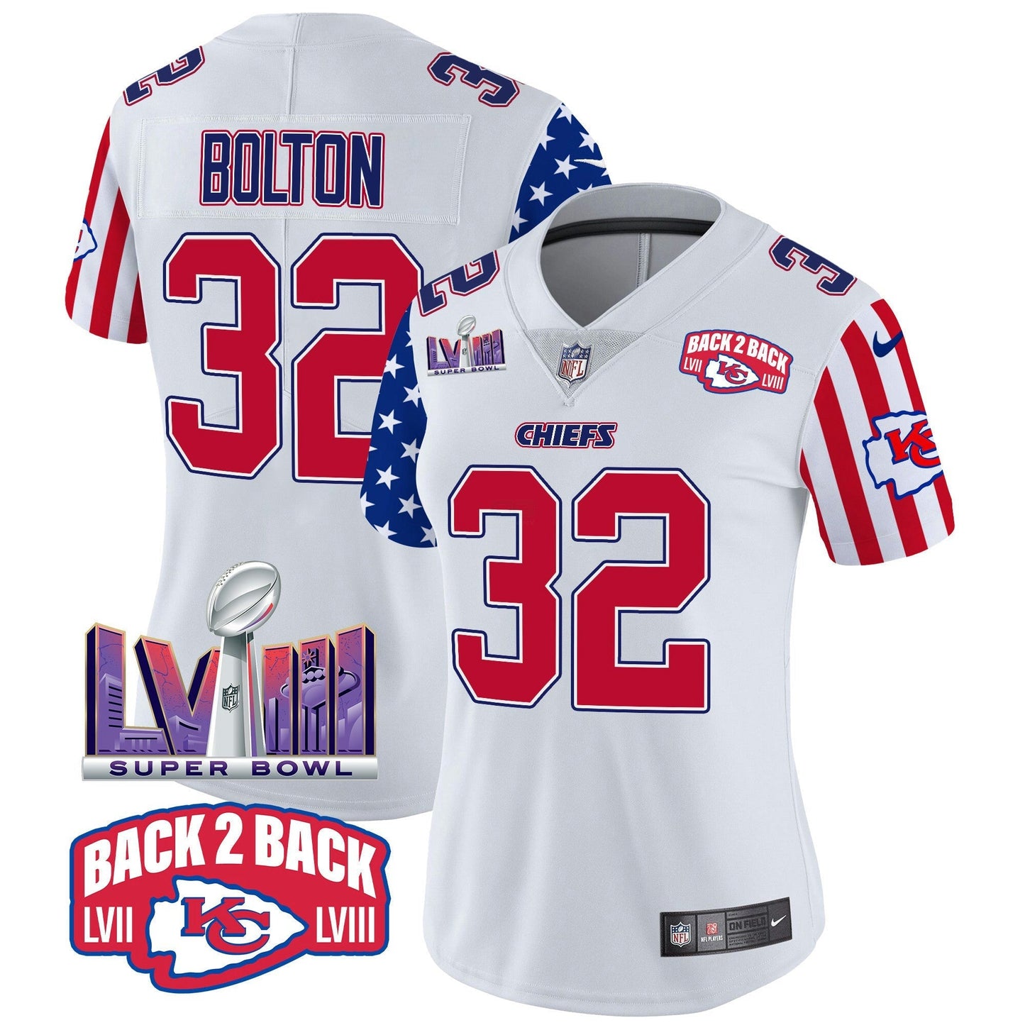 Camisa NFL Kansas City Chiefs Women’s American Style Vapor Limited Jersey