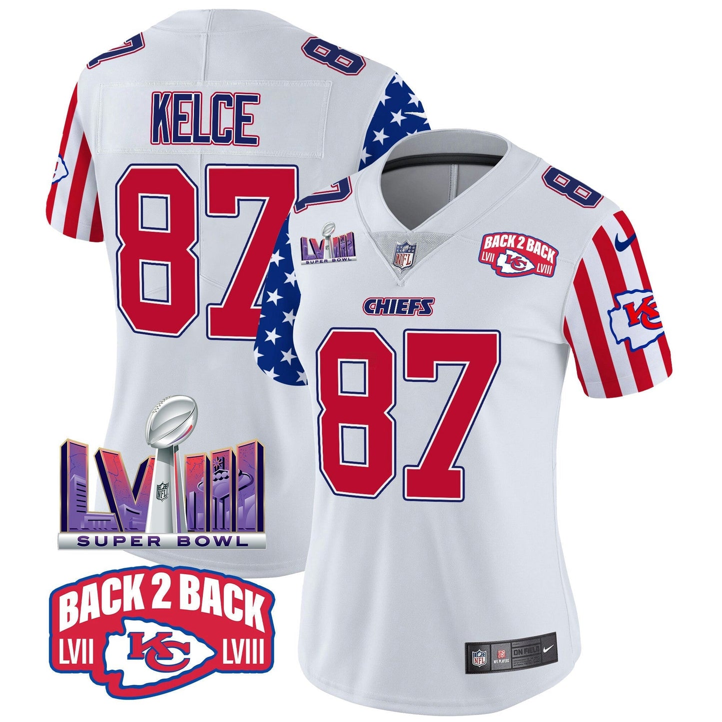 Camisa NFL Kansas City Chiefs Women’s American Style Vapor Limited Jersey
