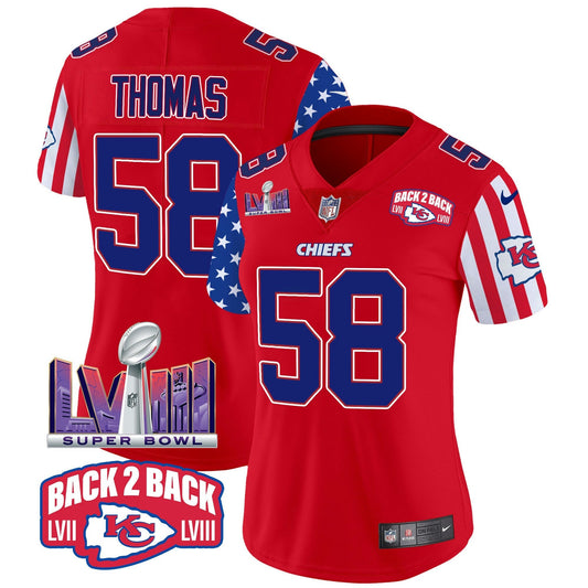 Camisa NFL Kansas City Chiefs Women’s American Style Vapor Limited Jersey