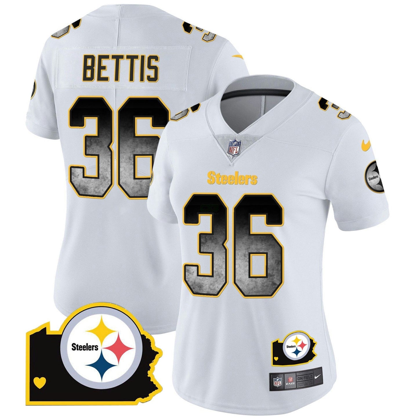 Camisa NFL Women’s Arch Smoke Home Patch Vapor Jersey