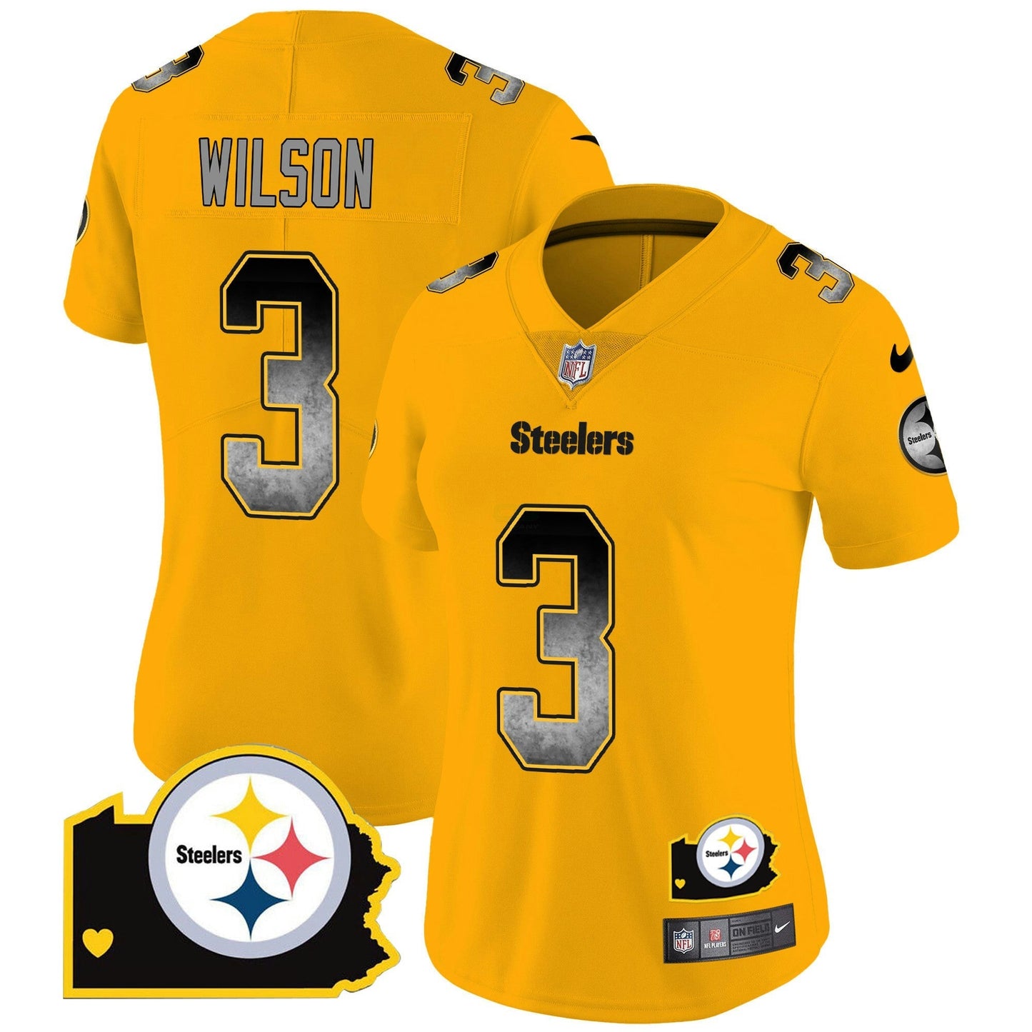 Camisa NFL Women’s Arch Smoke Home Patch Vapor Jersey