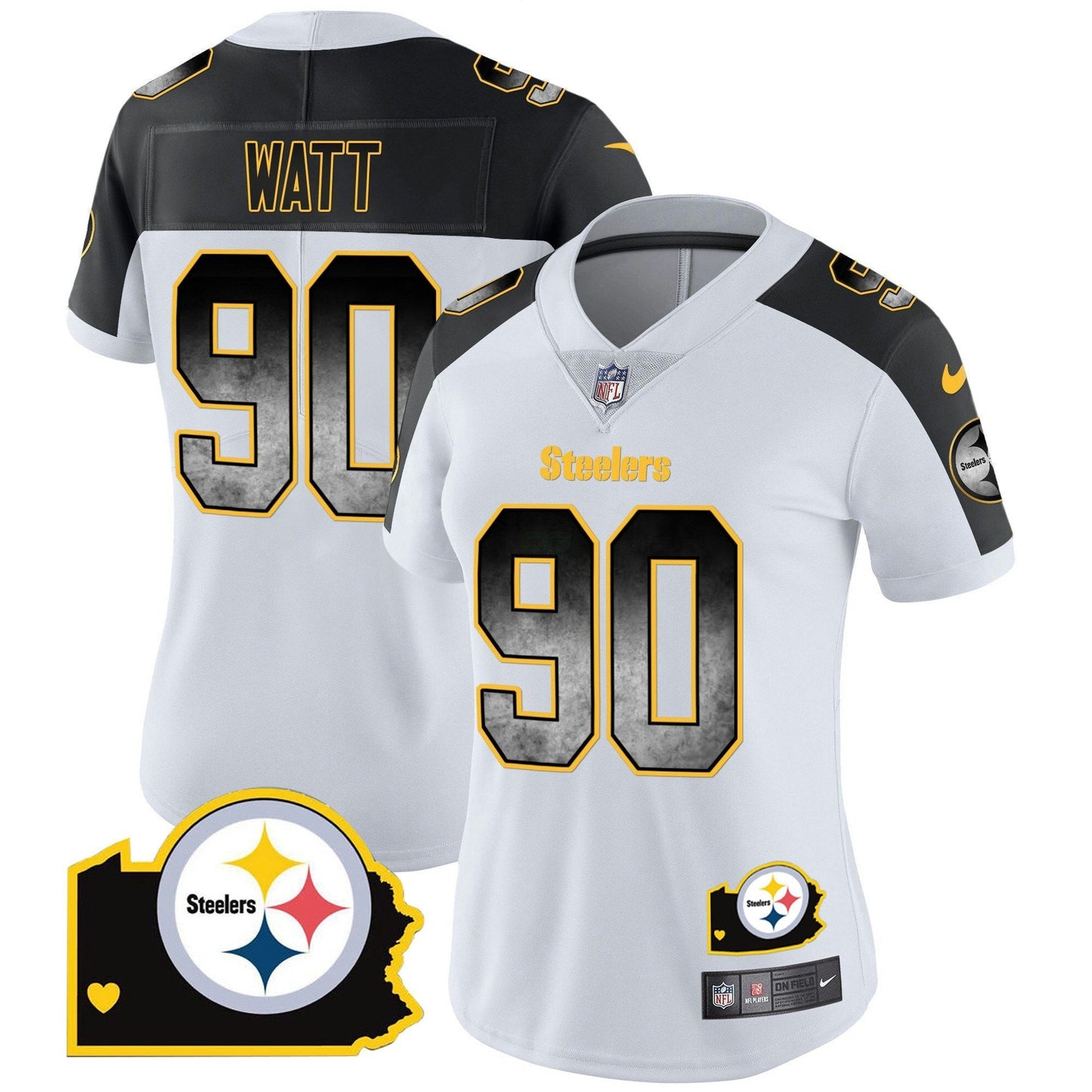 Camisa NFL Women’s Arch Smoke Home Patch Vapor Jersey