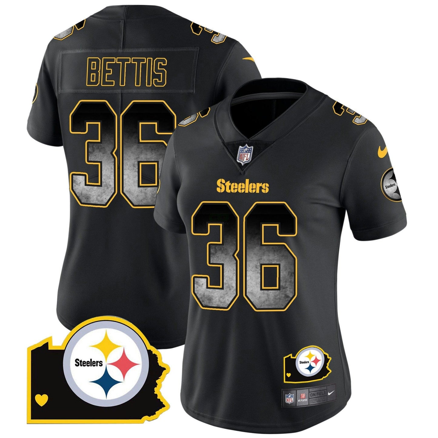 Camisa NFL Women’s Arch Smoke Home Patch Vapor Jersey