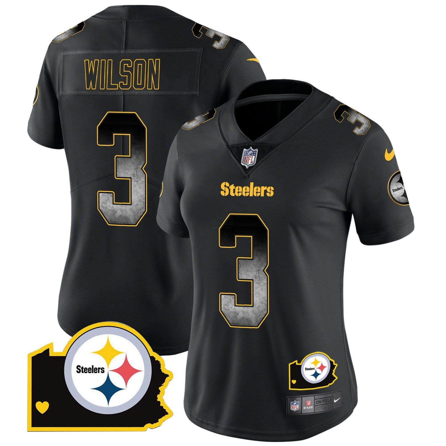Camisa NFL Women’s Arch Smoke Home Patch Vapor Jersey