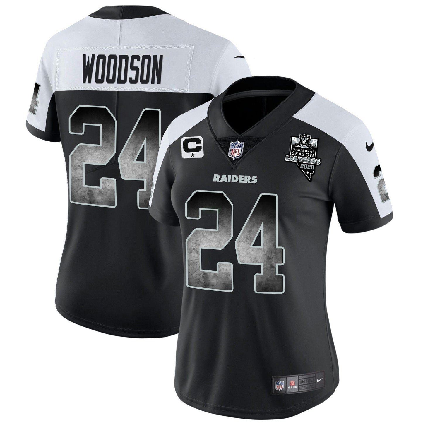 Camisa NFL Las Vegas Raiders Women’s Arch Smoke Vapor Jersey