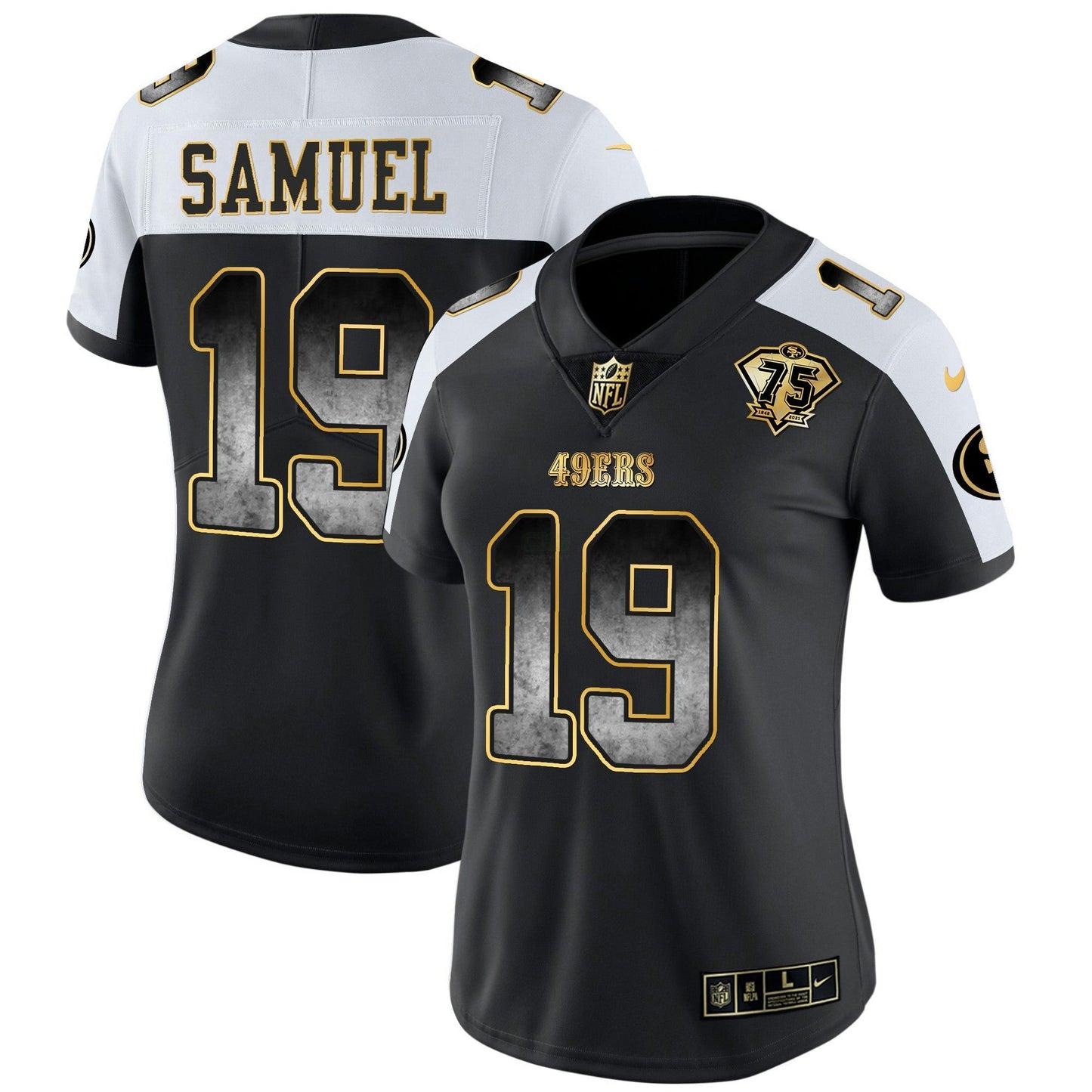 Camisa NFL San Francisco 49ers Women’s Arch Smoke Vapor Jersey