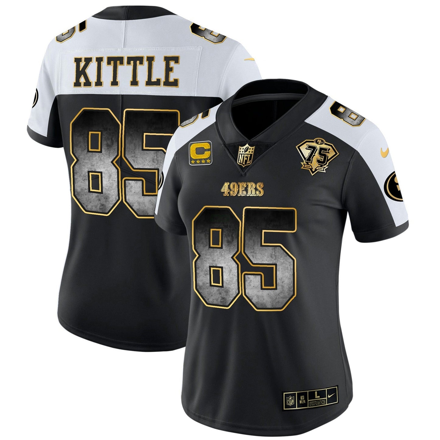 Camisa NFL San Francisco 49ers Women’s Arch Smoke Vapor Jersey
