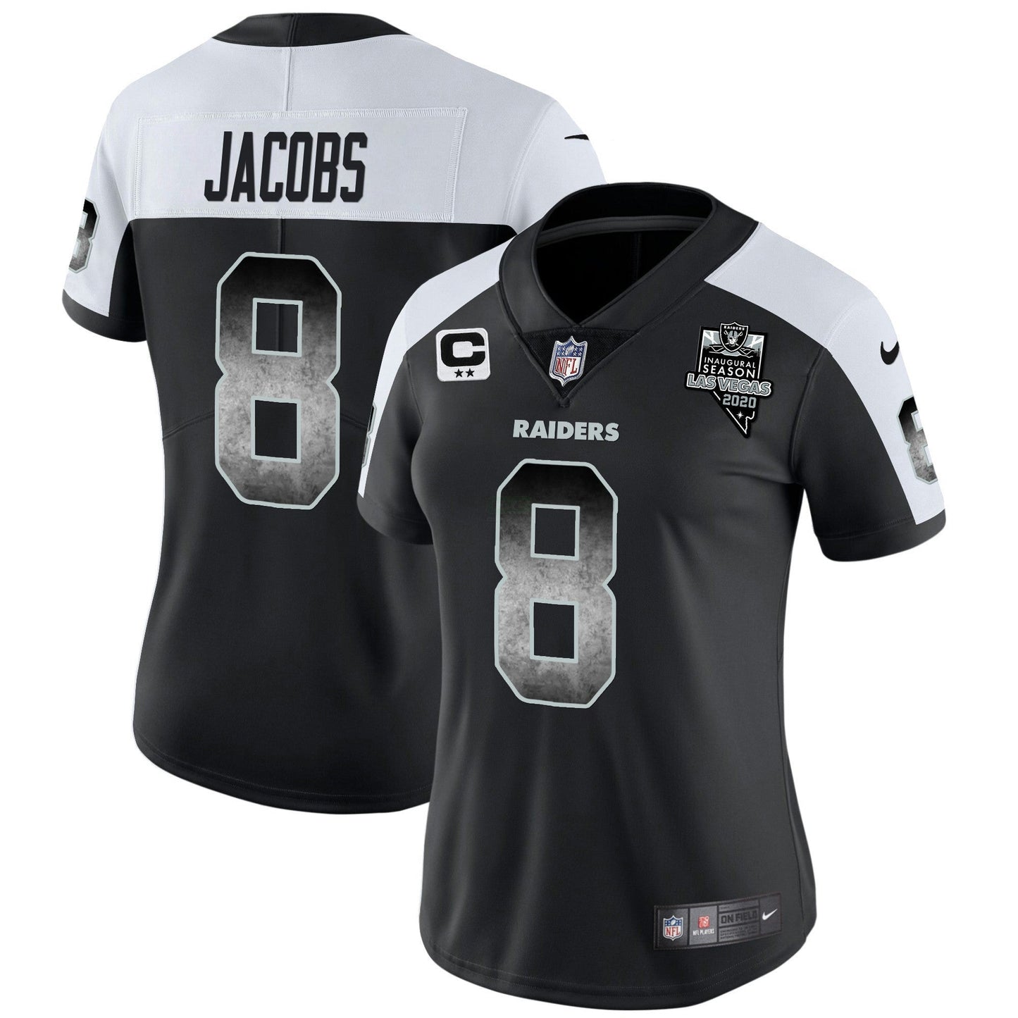 Camisa NFL Las Vegas Raiders Women’s Arch Smoke Vapor Jersey