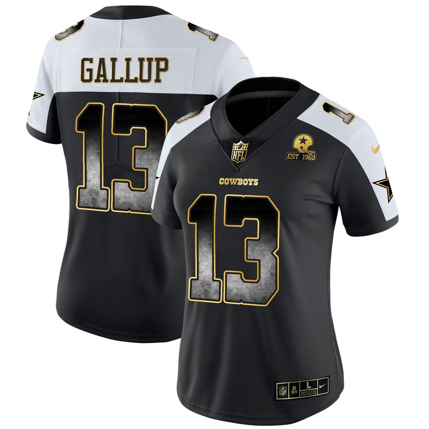 Camisa NFL Dallas Cowboys Women’s Arch Smoke Vapor Jersey