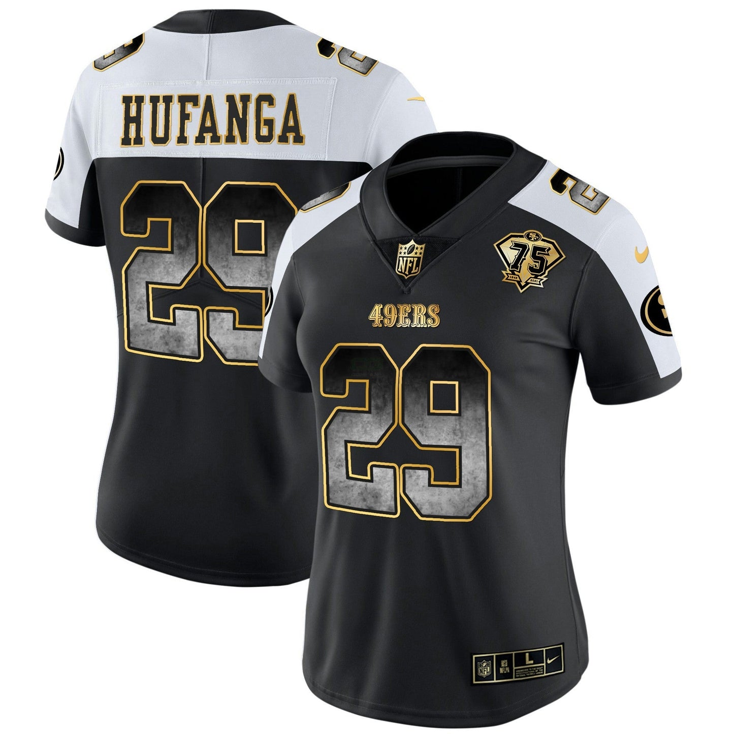 Camisa NFL San Francisco 49ers Women’s Arch Smoke Vapor Jersey