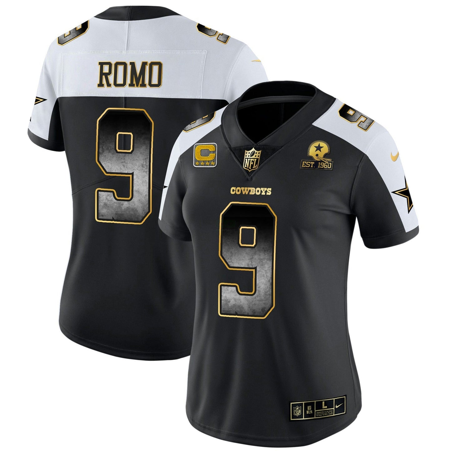 Camisa NFL Dallas Cowboys Women’s Arch Smoke Vapor Jersey