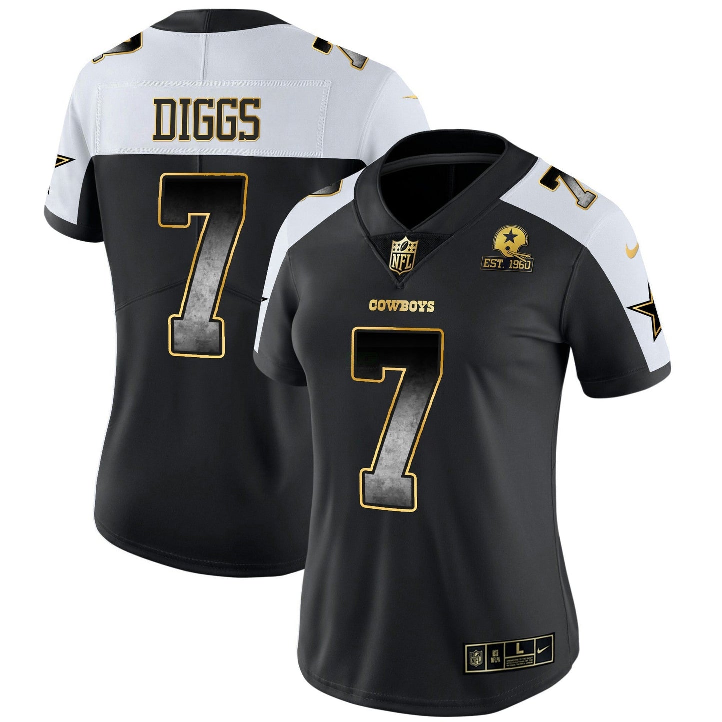 Camisa NFL Dallas Cowboys Women’s Arch Smoke Vapor Jersey