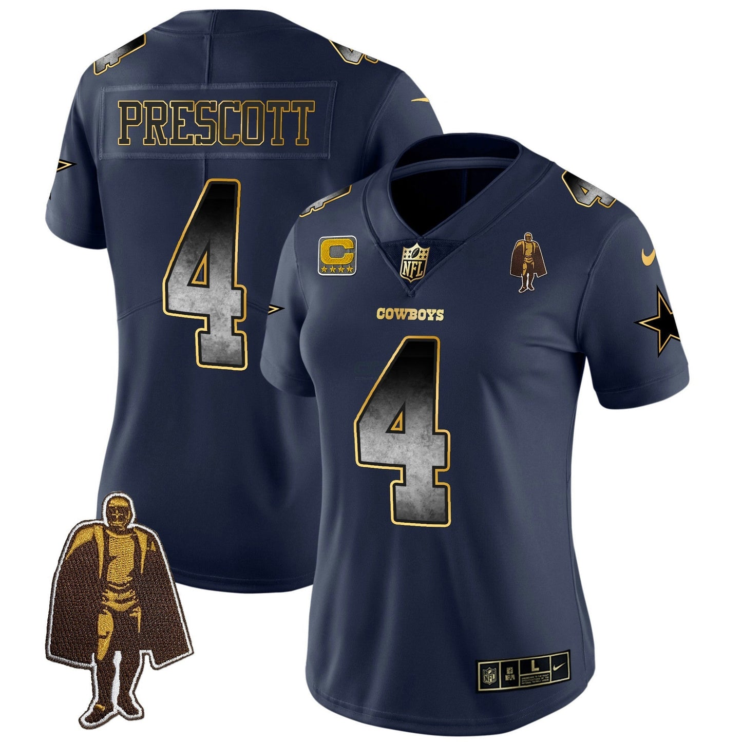 Camisa NFL Dallas Cowboys Women’s Arch Smoke Vapor Jersey